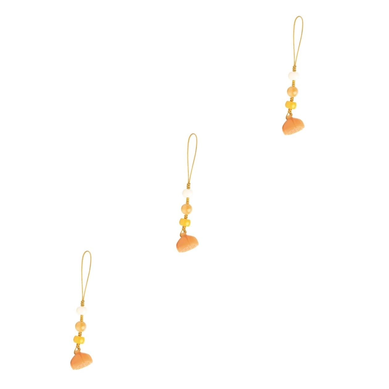 SHINEOFI Colgante de Jade de Vaina de Cuerda Decorativa para Teléfono y Accesorios para Claves Disks y Elegante para Jade