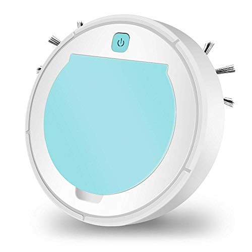 ZUHANGMENG Aspirador de robot de barrido inteligente 3 en 1, aspiración 2000PA, aspirador recargable ultrafino para uso doméstico, robot de limpieza automático inteligente de suelo Muti-Surface