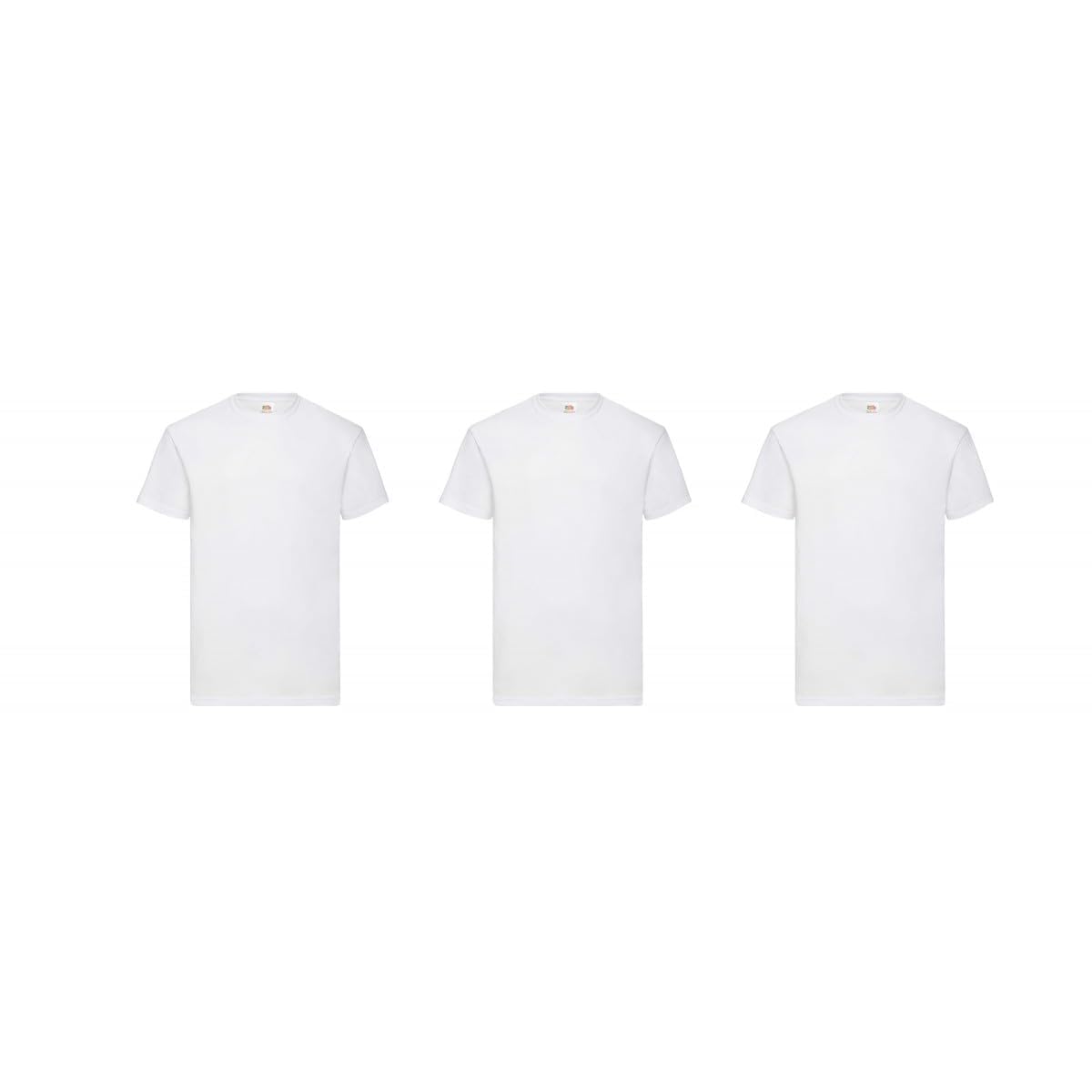 Fruit of the Loom Valueweight Men's T-Shirt, 3-Pack, white, XXL