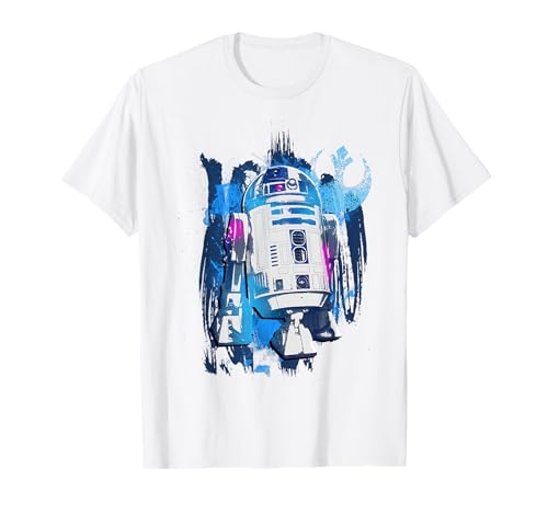 Star Wars R2-D2 Watercolor Rebel Logo T-Shirt