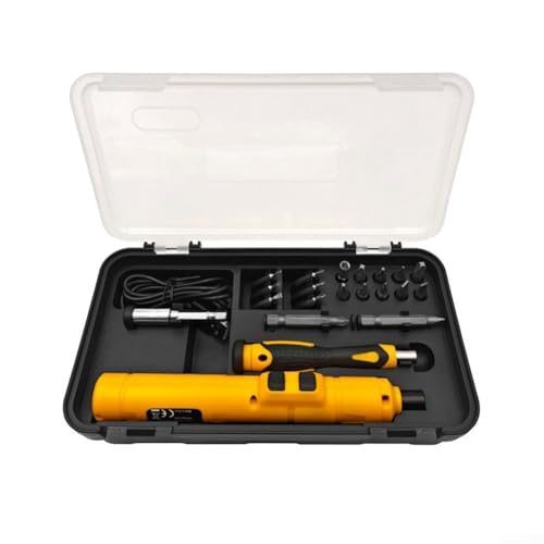 Destornillador eléctrico magnético recargable a través de USB para reparaciones domésticas, incluyendo pintura, fijación de muebles y tareas de instalación eléctrica (B)