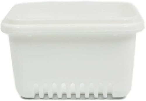 Miniatura 4 de Estuche de baño para dentaduras postizas con canasta, contenedor de almacenamiento para dentaduras, tirantes transparentes, protector nocturno y