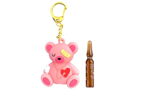 Adorable abridor de ampollas de peluche, perfecto para enfermeras y héroes de la atención médica, rosa, 5 cm