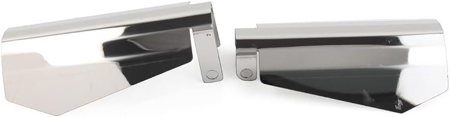 FSFY 2pcs Large Coffin Cut Handguards Hand Guards for Harley for Touring Electra Street Road Glide for Road King baggers 2007 2008-2021,Chrome