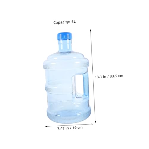 Bouteille eau réutilisable incassable avec seau stockage eau portable étanche
