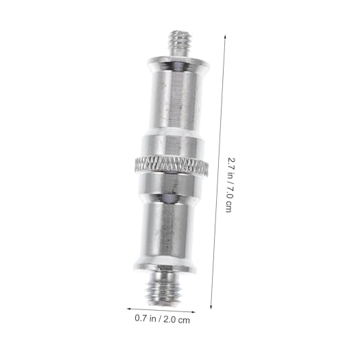 Image of 1 /4 to 3 /8 Screw Adapter 4Pcs Stainless Steel for Camera Lighting