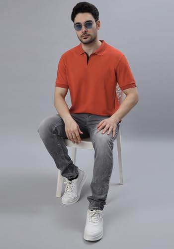 Image of Wear Your Opinion Solid Cotton Rich Polo T Shirt | Collar Tshirts | Half Sleeves | Plain-Regular Fit (Available in Plus Size)