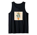 Cassia Plant In Pot With Hearts Around Boho Merch