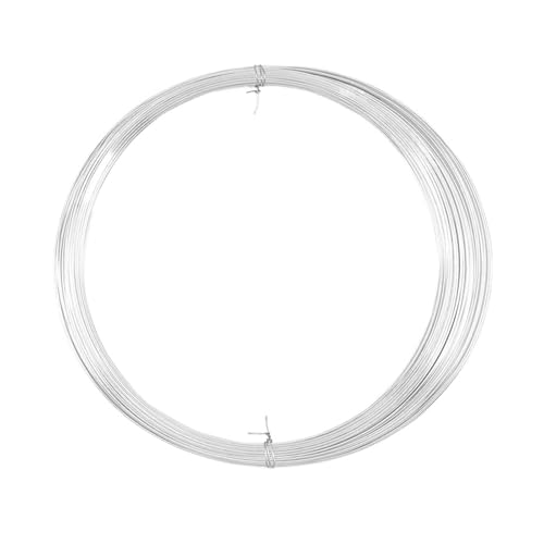 Alambre de plata moldeable y resistente de 0,3-1,0mm para crear accesorios duraderos