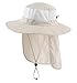 Home Prefer Outdoor UPF50+ Mesh Sun Hat Wide Brim Fishing Hat with Neck Flap
