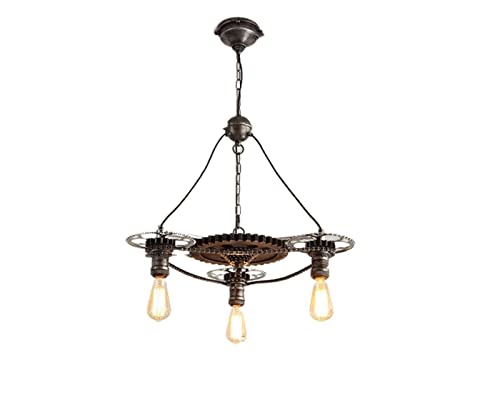 Lampe suspendue rétro steampunk pour éclairage de restaurant chic et café loft