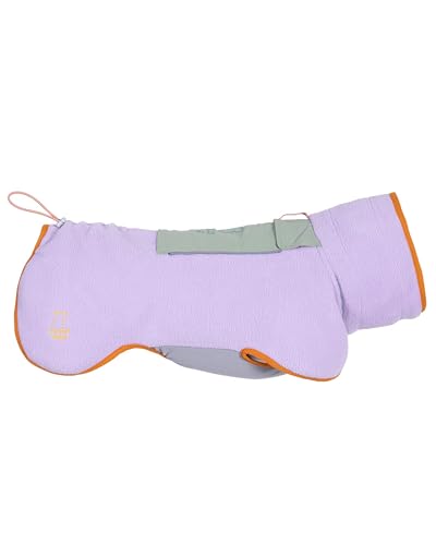 Woolly Wolf Alpha 360 Fleece Hundepullover für kleine Hunde Gr. 27 Lavendel - Flauschig-Warmer Hundepulli für kalte Tage mit Verstellbarer Passform, 100% recycelte Materialien