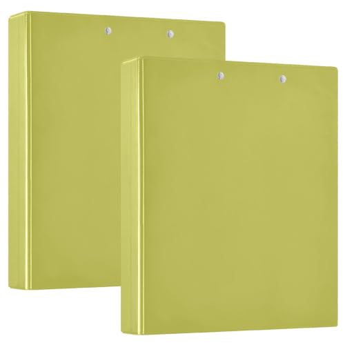 Classeur 3 anneaux D 3,8 cm moutarde souple avec pochettes de bureau A4