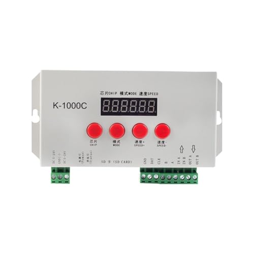 Contrôleur programmable K1000C pour ruban LED 2811 et 2812 avec carte SD