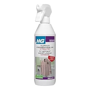 HG Vlekken Voorbehandeling Extra Sterk, Spray Voor Stof Met Actieve Zuurstof, Verwijdert Vlekken, Krachtige Formule Voor Wit En Kleur – 500ml (649050103)