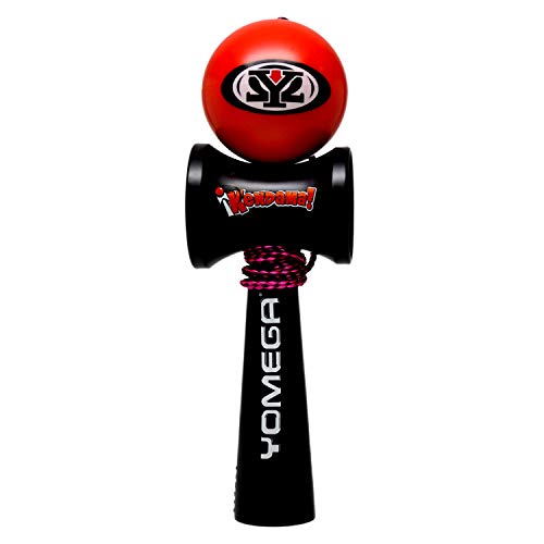 Kendama Rangusu Japan YOMEGA Red | Jeu de Concentration Idéal en Extérieur