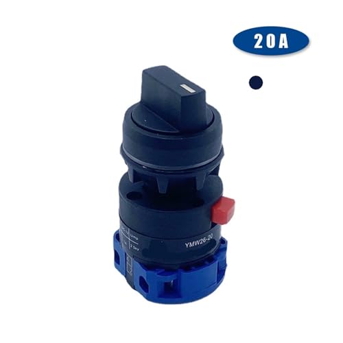 Interrupteur à came rotatif triphasé 20A de 22mm à un pôle et trois positions - 4