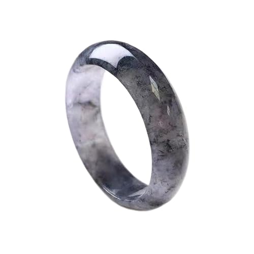 Natural A Grade Jade Band Ring Burma Jade Rings for Women Men, Myanmar Type A Jadeite Jewelry Gift Engagement Ring(Ring Size:4-12)