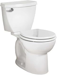American Standard Cadet 3 Right Height Round Front Flowise Two-Piece High Efficiency Toilet