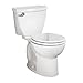 American Standard Cadet 3 Round Front Flowise Two-Piece High Efficiency Toilet with 10-Inch Rough-In, White