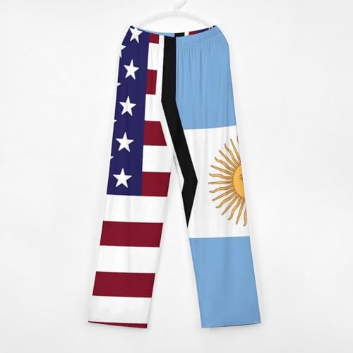 American And Argentina FlagChildren's Casual Pajamas160CM2