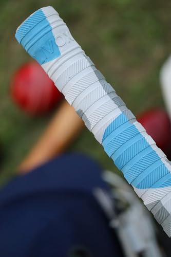 LIVOX® Premium Cricket Bat Handle Rubber 5 Grips for Enhanced Performance With Better Shock Absorption And 1 Wooden Gripper Cone (pack of 6)