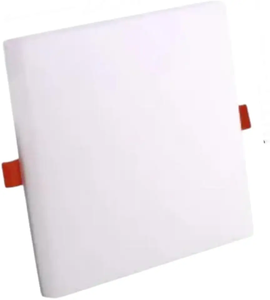 Painel Plafon Frameless Borda Infinita Sobrepor Ou Embutir Quadrado 17x17cm 24W 6500K Bivolt