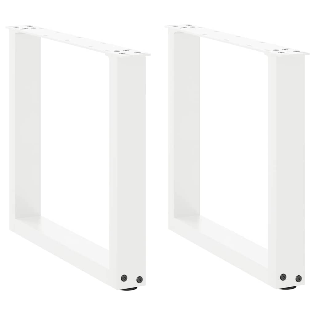 Pieds de table basse en acier blanc pour sublimer votre salon contemporain