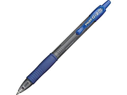 Bolígrafos gel retractables Pilot con tinta azul paquete 12 miniatura 2