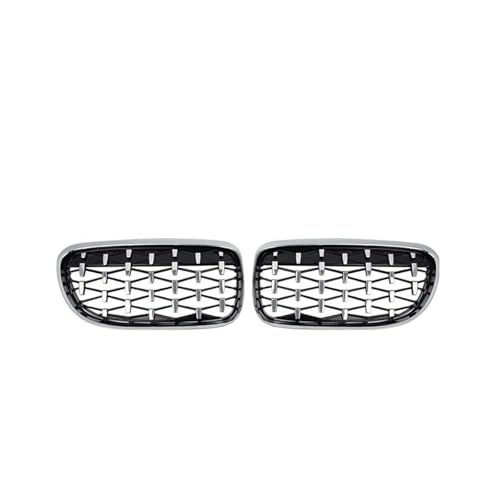 Calandre avant style météore diamant en ABS premium pour BMW E92 E93 LCI