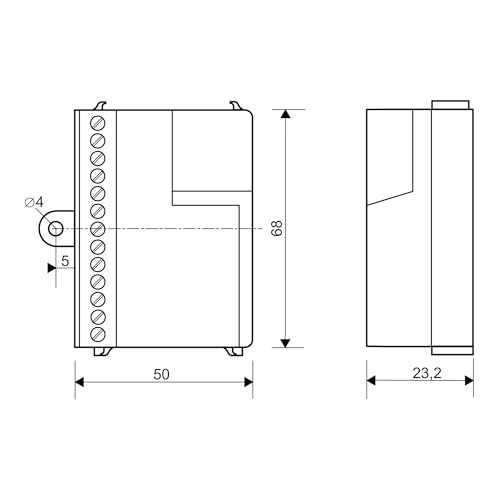 Extension de bouton encastrable Busch Jaeger 83111-101 pour interphone - 4