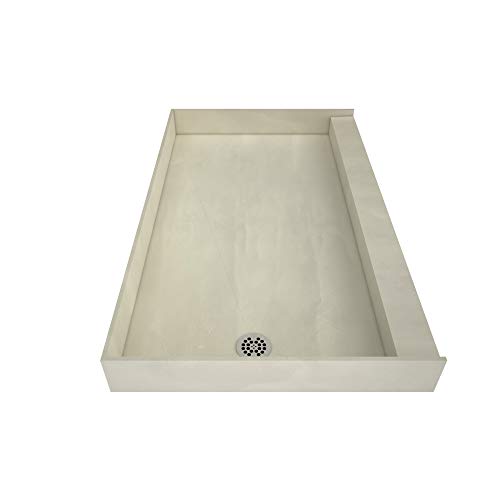 Tile Redi USA 3260LSPVC-15-2-4 Redi Base Shower Pan, 60" W x 32" D, Polished Chrome