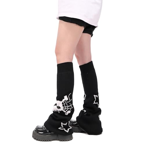 Image of CHIC DIARY Y2K Leg Warmers for Girls Women Kawaii Legs Warmer Harujuku Lolita Accessories Gothic Long Sock Ankle Warmers