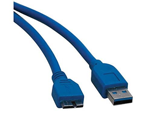 Tripp Lite U326-006 USB 3.0 Super Speed 5Gbps (A Male to Micro B Male) Device Cable (6 Feet, Blue)