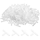 QUARKZMAN 100 Stück Fliesenabstandhalter 3mm Hartplastik T-Typ Fliesen-Nivellierer Abstandhalter Installation Keramik Abstand Clips für Wandboden