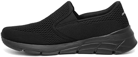 Skechers mens Slip-on Loafer, Black/Black, 9 US | Image 3