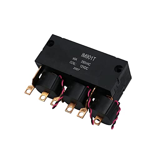 Relais de maintien magnétique 90A triphasé double bobine DC 12V pour compteur intelligent