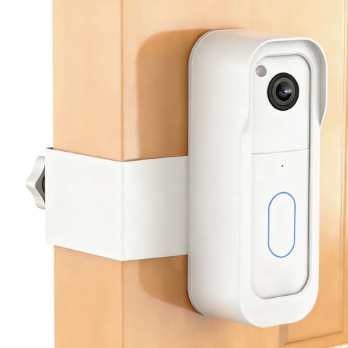 Image of Anti-Theft Doorbell Mount for Blink Video Doorbell Camera(1st & 2nd Gen), No Drill Doorbell Camera Mount No Block Sensor & Night Vision, Renter Friendly Door Mount with Rain Cover for Home Apartment