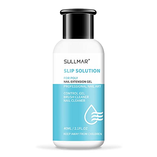 SULLMAR Slip Solution Liquid Poly Nail Gel Slip...
