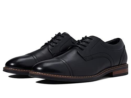 Image of Nunn Bush Men's Centro Flex Cap Toe Oxford Dress Casual Leather Comfortable Lace Up
