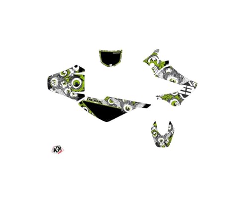 Kit déco Derbi DRD Xtreme vert Kutvek pour rénover des plastiques usés - 2