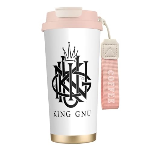 タンブラー King Gnu キングヌー グッズ 水筒 コーヒーカップ コンビニカップ ステンレスボトル 保温保冷 ストロー付き 持ち運び 直接ドリップ 大容量 おしゃれ プレゼント