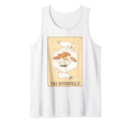 The Mycophile Tarot Mushroom Lover Funny Tank Top