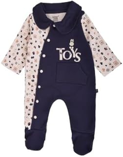 جونيور سالوبيت قصير باكمام طويلة وتصميم دائري للاولاد بعمر 9، 6-9 شهور