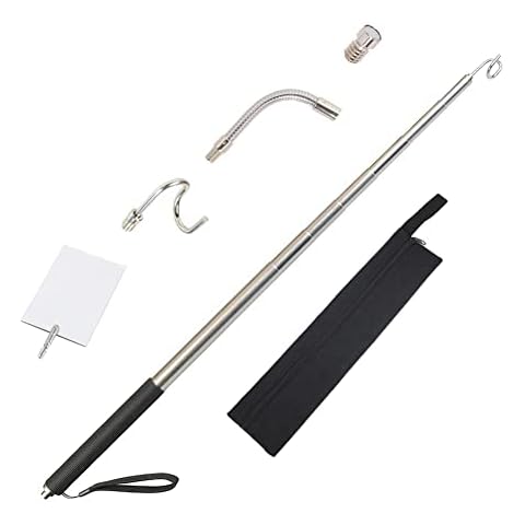 EMILYPRO Telescopic Push/Pull Rod Wire Reacher Grabber Tool Cover