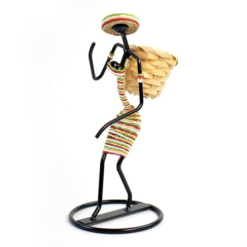 Creative Tea Candle Holder Tealight Holder with Baskets and Candle Lights Great for Decorative Candle Holders Home Decor Centerpiece Unique Candle Holders (Led Candle Ligh Kids (A, One Size)