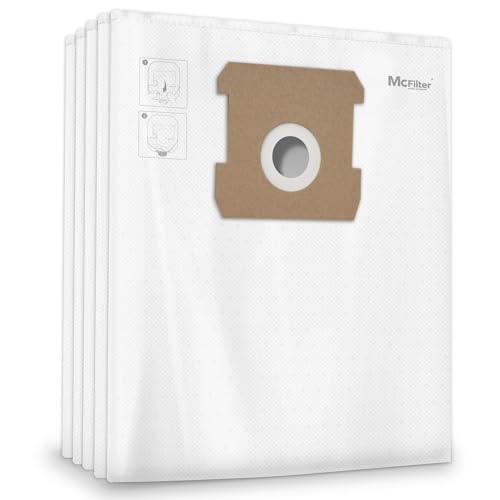 McFilter | 10 sacs à poussière 10l | compatibles avec TOUS les aspirateurs eau et poussière Einhell 10 litres | sac collecteur de saletés | convient comme...