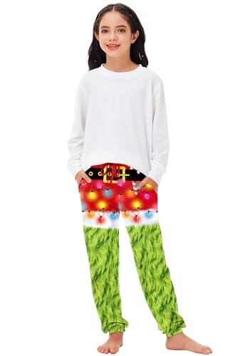 Image of Deerose 4th of July Pants American Flag Drawstring Sweatpants with Pockets 5-14 Years