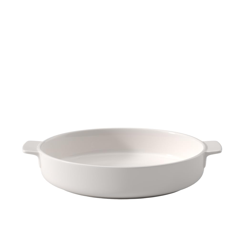 Villeroy und Boch Clever Cooking Runde Backform, 28 cm, Premium Porzellan, Weiß