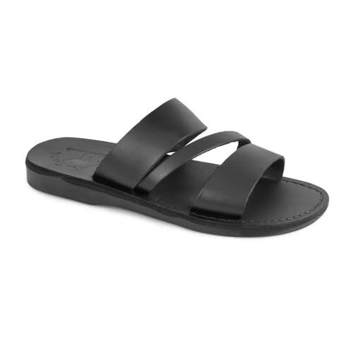 Boaz - Leather Wide Strap Sandal - Mens